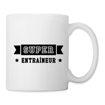 Coach / Entraîneur / Sport / Foot / Coaching - Mug blanc - blanc - Droite