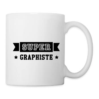 Dessin / Dessinateur / Graphiste / Manga / Geek - Mug blanc - blanc - Droite