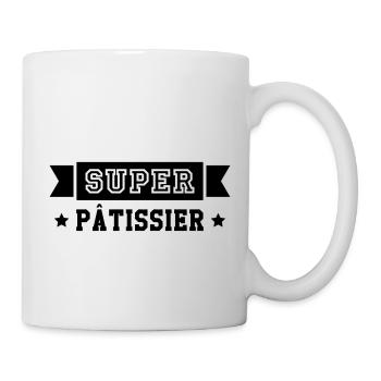 Boulanger / Pâtissier / Pain / Gâteau / Pâtisserie - Mug blanc - blanc - Droite
