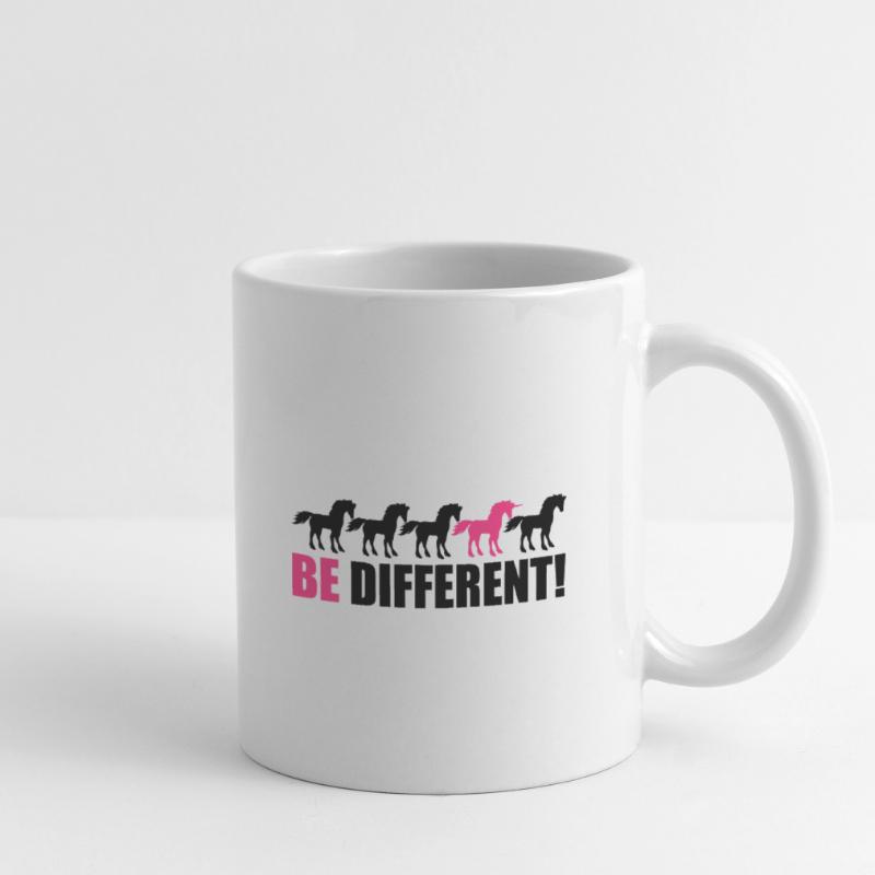 série soit différente licorne conception de modèle Mug blanc