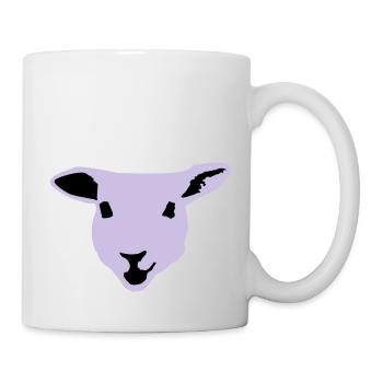 Schaf, Lamm - Tasse - Weiß - Rechts