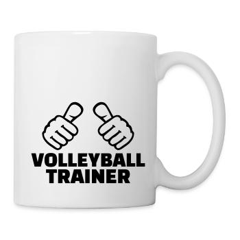 Volleyball - Tasse - Weiß - Rechts