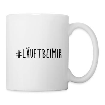 # läuft bei mir - Running - Jogging - Sport - Tasse - Weiß - Rechts