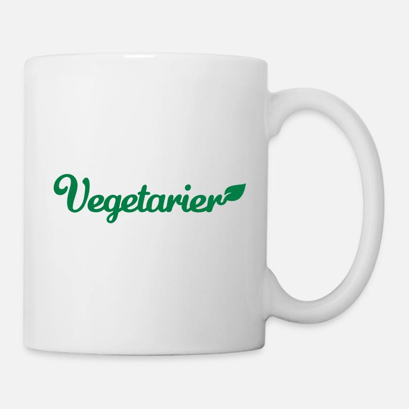 Vegetarier - Tasse - Weiß