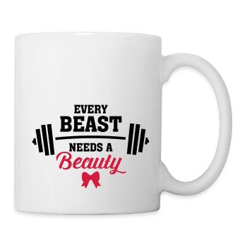 Beauty - Beast (Part 2) - Mug blanc - blanc - Droite