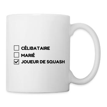 Squash Sport Game Match Champion Victory - Mug - white - Right