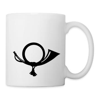 post horn - Mug - white - Right