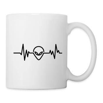 aliens - Tasse - Weiß - Rechts
