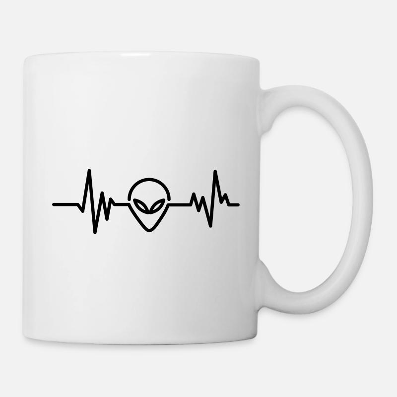 aliens - Tasse - Weiß