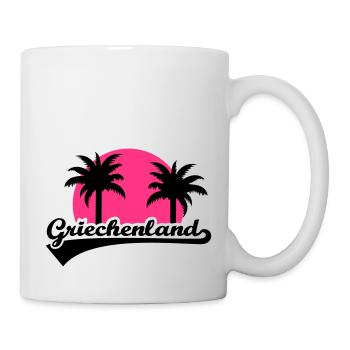 Griechenland - Tasse - Weiß - Rechts