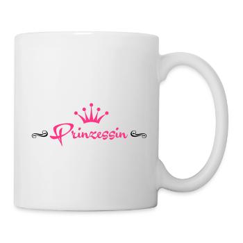 Prinzessin mit Krone - Mug blanc - blanc - Droite