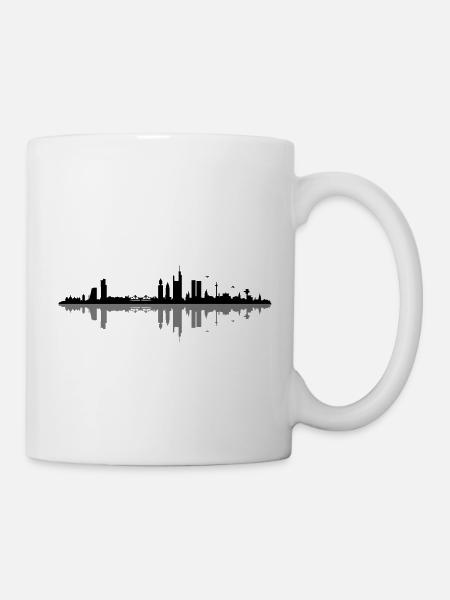 Skyline - Frankfurt - Tasse - Weiß