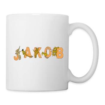 Jakob - Tasse - Weiß - Rechts