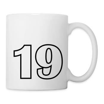 19 - Tasse - Weiß - Rechts