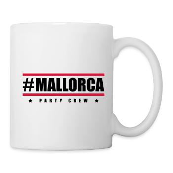 mallorca party crew design - Tasse - Weiß - Rechts