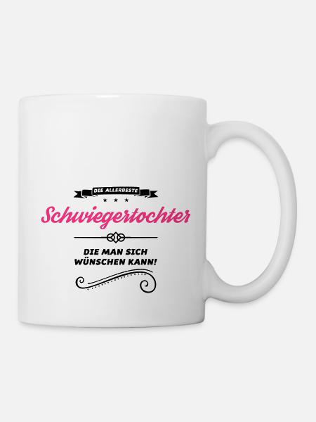 schwiegertochter allerbeste - Tasse - Weiß
