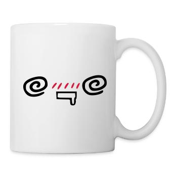 kawaii_face_5 - Tasse - Weiß - Rechts