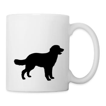 hovawart dog silhouette - Tasse - Weiß - Rechts