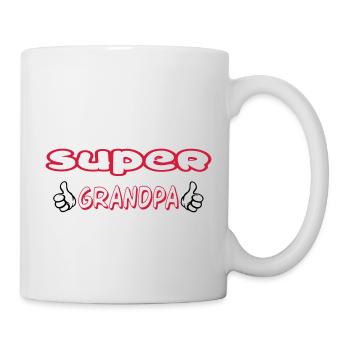 Grandpa / Papy / Grandfather / Grandad - Tasse - Weiß - Rechts