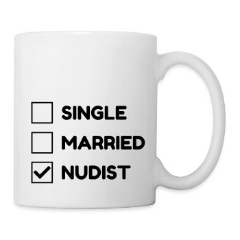 Naturisme / Naturiste / Nudisme / Nudiste - Mug blanc - blanc - Droite
