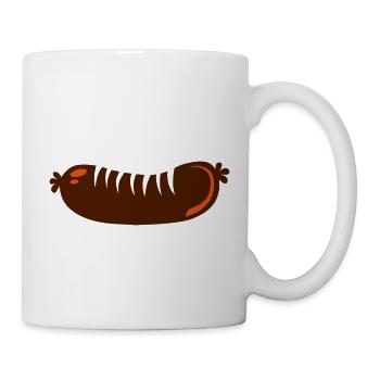 boudin saucisson dessin 802 - Mug blanc - blanc - Droite