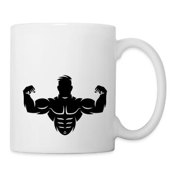Bodybuilder (Culturisme / Biceps / Biscoteau) - Mug blanc - blanc - Droite