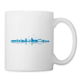 Skyline - Insel Usedom - Tasse - Weiß - Rechts