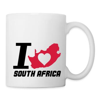 south_africa_i_love_2 - Mug blanc - blanc - Droite