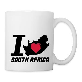 south_africa_i_love_02 - Mug blanc - blanc - Droite
