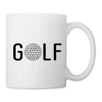 Golf - Tasse - Weiß - Rechts