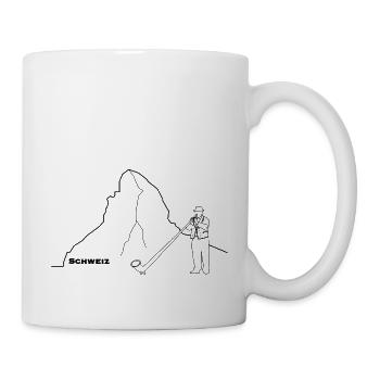 Alphorn Matterhorn - Tasse - Weiß - Rechts