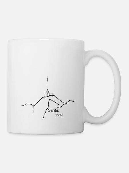Säntis - Tasse - Weiß