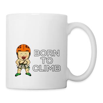Born to Climb - Mug - white - Right