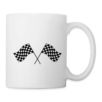 Car racing cars - Mug - white - Right