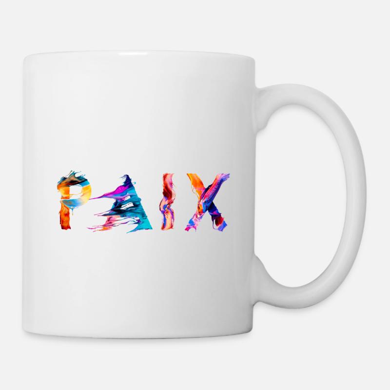 Paix - Mug blanc - blanc