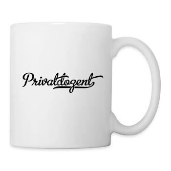 privatdozent - Tasse - Weiß - Rechts