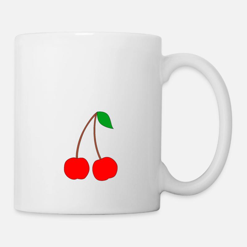Cerises - Mug blanc - blanc