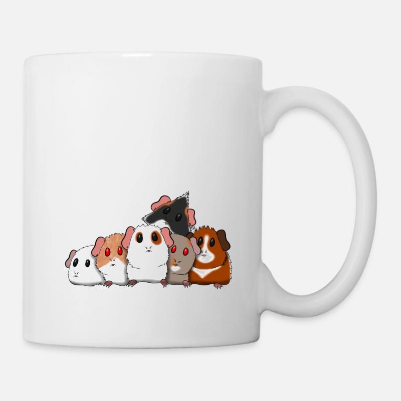 Schweinchenherde - Tasse - Weiß