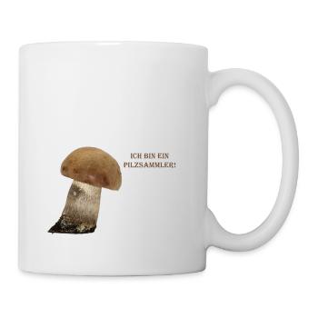 Pilzsammler - Tasse - Weiß - Rechts