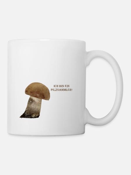 Pilzsammler - Tasse - Weiß