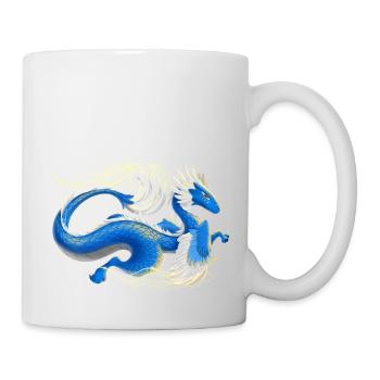 Magischer coole Luft Drache - Drachen der Elemente - Tasse - Weiß - Rechts