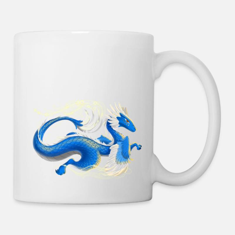 Magical Cool Air Dragon - Dragons des éléments - Mug blanc - blanc
