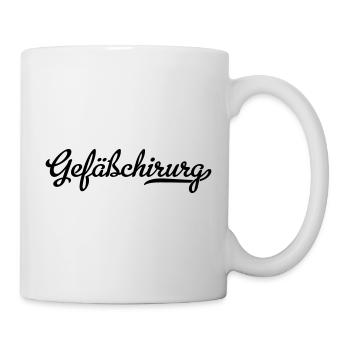 gefäßchirurg - Tasse - Weiß - Rechts