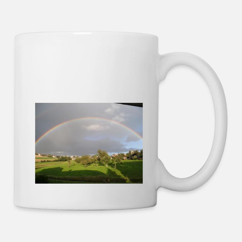 Regenbogen - Tasse - Weiß