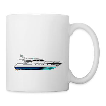 Schnell Boot - Tasse - Weiß - Rechts