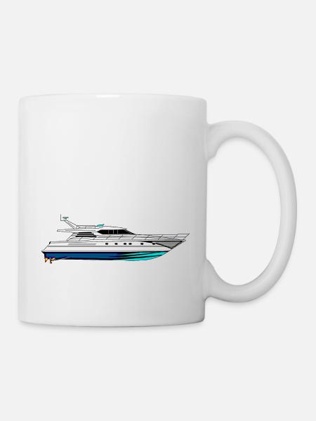 Schnell Boot - Tasse - Weiß