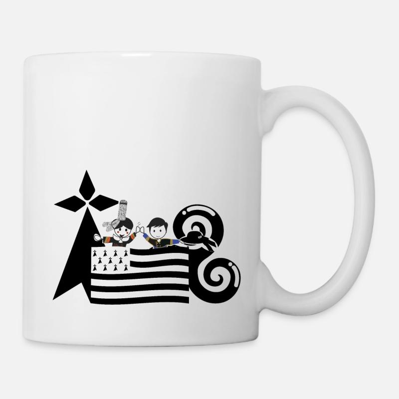 Brittany set - Mug - white