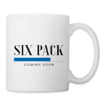 six pack coming soon - Mug - white - Right