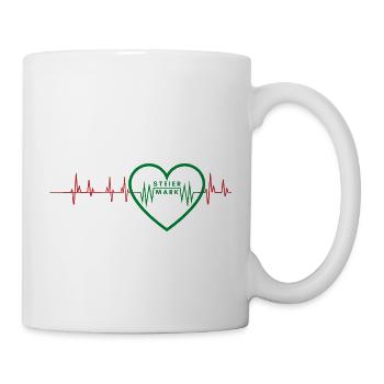 Steiermark Frequenz - Tasse - Weiß - Rechts