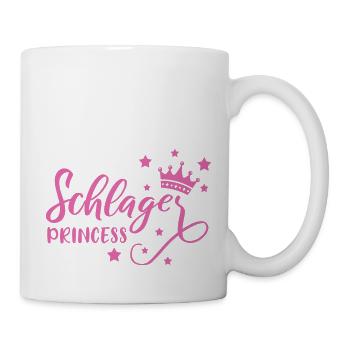 Schlagerprinzessin Schlagerfan Schlager Geschenk - Tasse - Weiß - Rechts